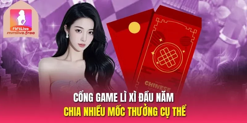 Cổng game lì xì đầu năm chia nhiều mốc thưởng cụ thể 