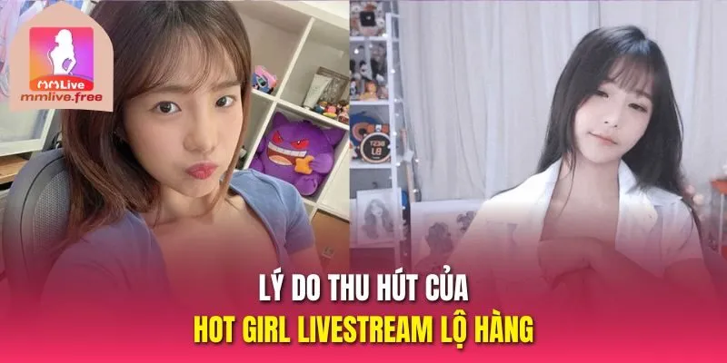 Lý do thu hút của hot girl livestream lộ hàng